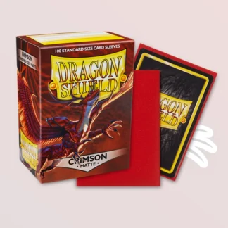Dragon Shield - Sleeves - Taille standard - Matte - x100 - Crimson