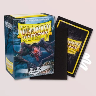 Dragon Shield - 100 protège-cartes standard Mat - Noir
