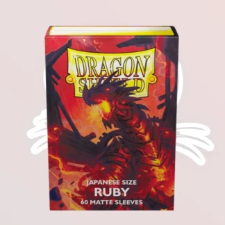 Dragon Shield - Sleeves - Taille japonaise - Matte - x60 - Ruby