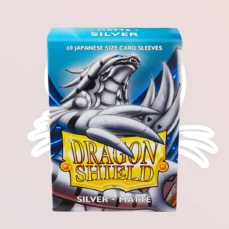Dragon Shield - Sleeves - Taille japonaise - Matte - x60 - Silver