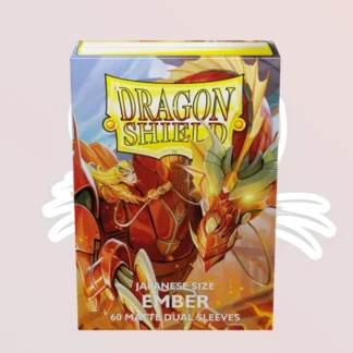 Dragon Shield - Sleeves - Taille japonaise - Dual Matte - x60 - Ember