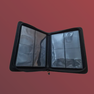 TreasureWise - WiseGuard Zip Toploader Binder 4 cases - Noir