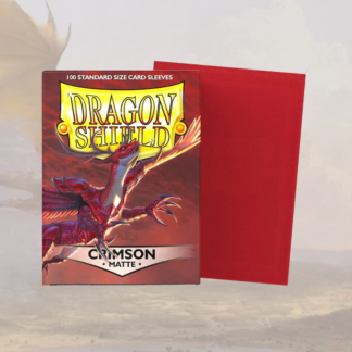 Dragon Shield - 100 protège-cartes standard Mat - Crimson