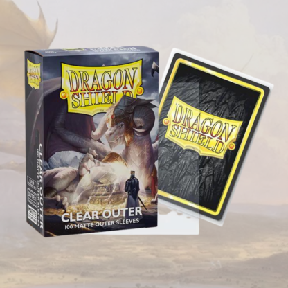 Dragon Shield - 100 protège-cartes standard Outer Mat - Transparent