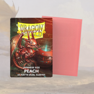 Dragon Shield - 60 protège-cartes Mini Dual Mat - Peach