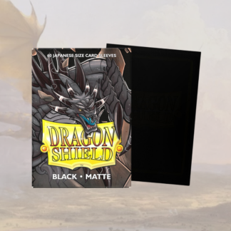 Dragon Shield - 60 protège-cartes Mini : Noir Mat