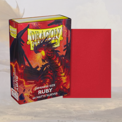 Dragon Shield - 60 Protège-cartes Mini Mat - Ruby