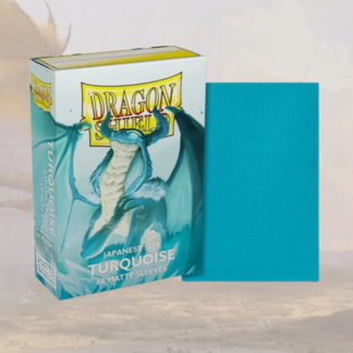 Dragon Shield - 60 protège-cartes Mini Mat - Turquoise