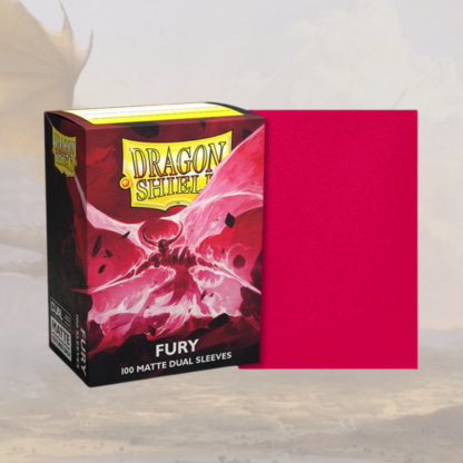 Dragon Shield - 100 protège-cartes standard Dual Mat - Fury