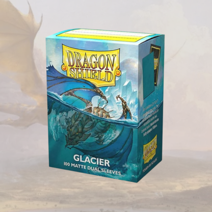 Dragon Shield - 100 protège-cartes standard Dual Mat - Glacier