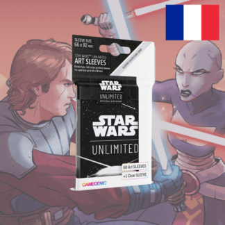 GameGenic - Star Wars : Unlimited - Sleeves - Card back - Noir