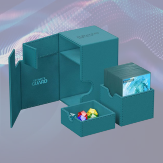 Ultimate Guard - Flip`n`Tray 100+ XenoSkin Monocolor - Bleu Pétrole