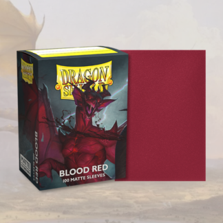 Dragon Shield - 100 protège-cartes standard Mat - Blood Red