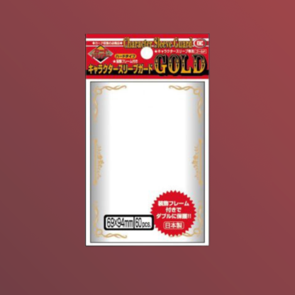 KMC - 60 Double Sleeves - Taille Standard - Gold