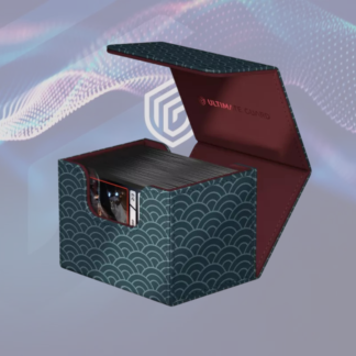 Ultimate Guard - Sidewinder 100+ Xenoskin - Katana : TSJ - Seigaiha (Bleu foncé / Rouge foncé)