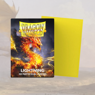 Dragon Shield - 100 protège-cartes standard Dual Mat - Lightning