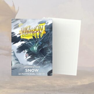 Dragon Shield - 60 protège-cartes Mini Dual Mat - Snow