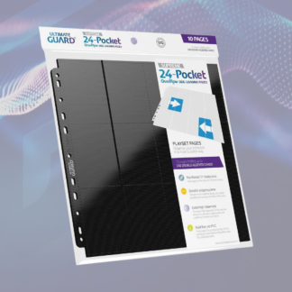 Ultimate Guard - 24-Pocket QuadRow Pages Side-Loading - Noir