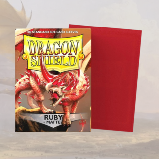 Dragon Shield - 100 protège-cartes standard Mat - Rubis