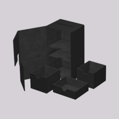 Ultimate Guard - Twin Flip`n`Tray 200+ XenoSkin Monocolor - Noir