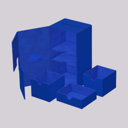 Ultimate Guard - Twin Flip`n`Tray 200+ XenoSkin Monocolor - Bleu