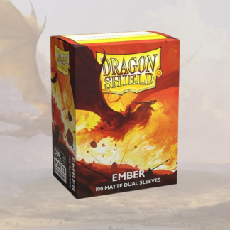 Dragon Shield - 100 protège-cartes standard Dual Mat - Ember