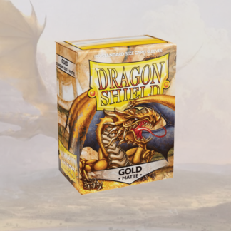 Dragon Shield - 100 protège-cartes standard Mat - Gold