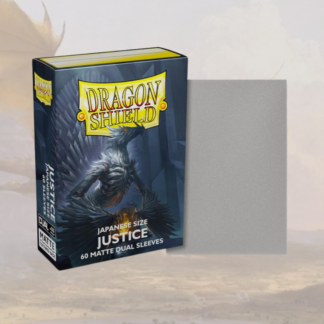 Dragon Shield - 60 protège-cartes Mini Dual Mat - Justice