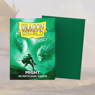 Dragon Shield - 100 protège-cartes standard Dual Mat - Might