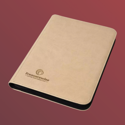 TreasureWise - WiseGuard Zip Binder 9 cases - Sable