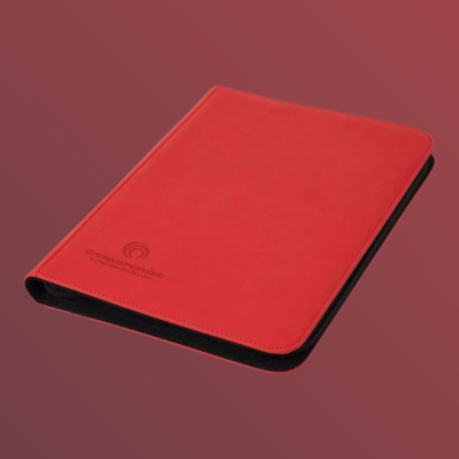 TreasureWise - WiseGuard Zip Binder 9 cases - Rouge