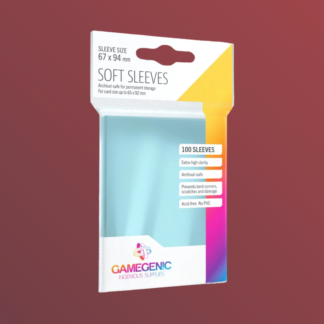 Gamegenic - 100 soft sleeves - Standard Transparent