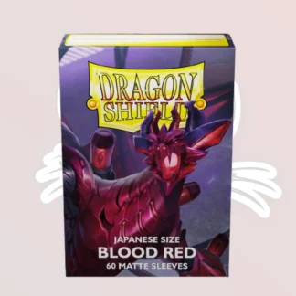 Dragon Shield - Sleeves - Taille japonaise - Matte - x60 - Blood Red