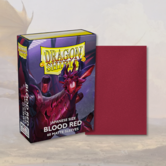 Dragon Shield - 60 protège-cartes Mini Dual Mat - Blood Red