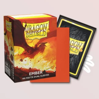 Dragon Shield - Sleeves - Taille standard - Dual Matte - x100 - Ember