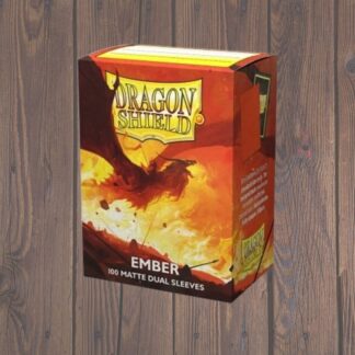Dragon Shield - 100 protège-cartes standard Dual Mat - Ember