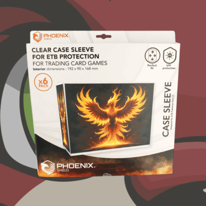Phoenix Shield - Crystal box protection (x6) pour ETB Pokemon