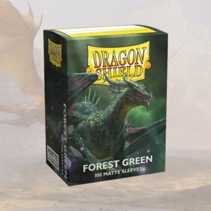 Dragon Shield - 100 protège-cartes standard Mat - Forest Green