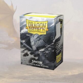 Dragon Shield - 100 protège-cartes standard Dual Mat - Snow