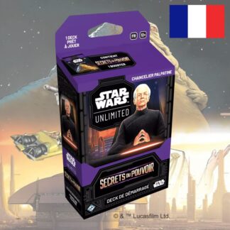Star Wars : Unlimited -  Deck de démarrage - Secrets du Pouvoir - Chancelier Palpatine - FR