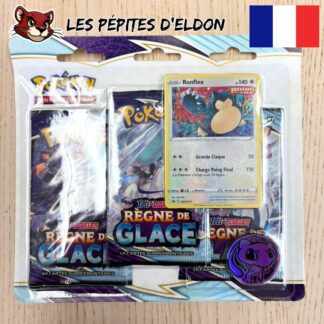 Pokémon – Tri-Pack  – EB06 "Règne de Glace" - Ronflex - FR