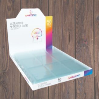 GameGenic - Ultrasonic 9-Pocket Pages - Top-Loading x50