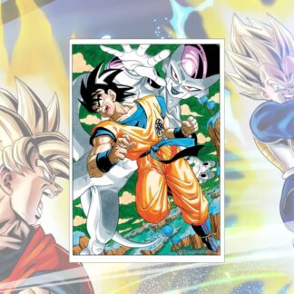 Dragon Ball Fusion World - Official Sleeve - Illustrations special - Son Goku VS Frieza