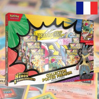 Pokémon - Coffret Premium Collection Poster - ME02.5 "Héros Transcendants" - Mega-Lucario - FR