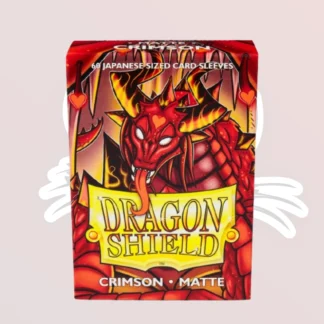 Dragon Shield - Sleeves - Taille japonaise - Matte - x60 - Crimson