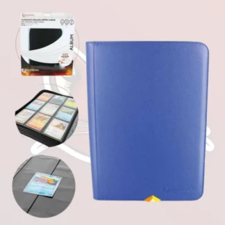 Phoenix Shield - Deluxe Zip 9-Pockets (360 cards) - Bleu