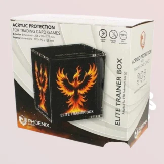 Phoenix Shield - Protection Acrylique pour Coffret Dresseur d'Élite Pokémon