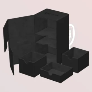 Ultimate Guard - Twin Flip`n`Tray 200+ XenoSkin Monocolor - Noir