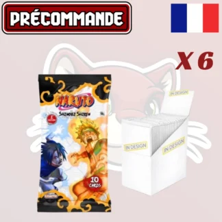 Naruto TCG - Lot de 6 Displays - Second set - Shinobi Shiren -  1st Edition - FR