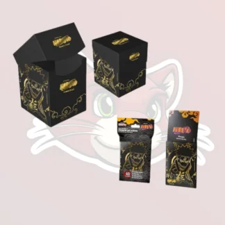 Naruto TCG - Deck box + Sleeves - Gold NARUTO